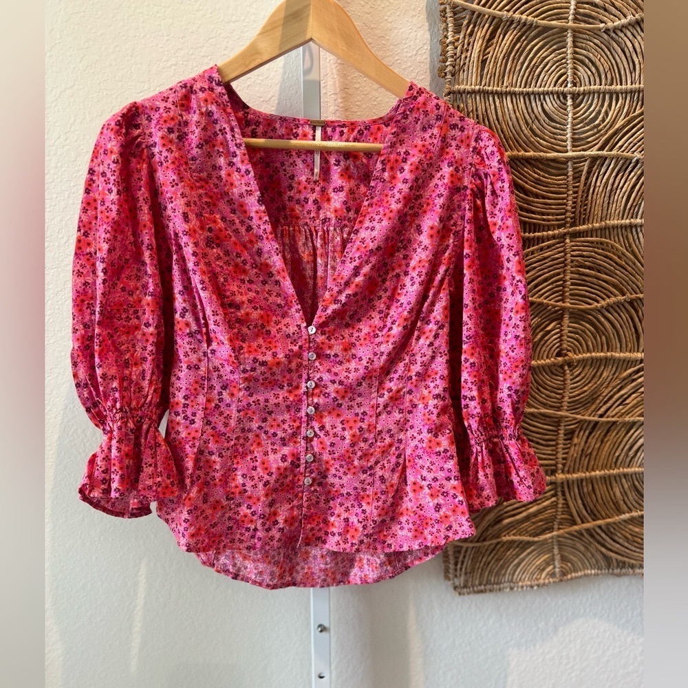 FREE PEOPLE I found you floral top